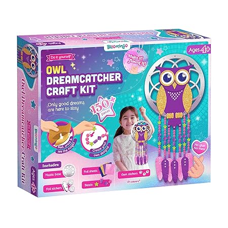 Bloomingo DIY Owl Dreamcatcher Craft Kit