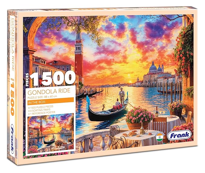 Frank Gondola Ride 1500 Piece Jigsaw Puzzle for Adults & Teenagers