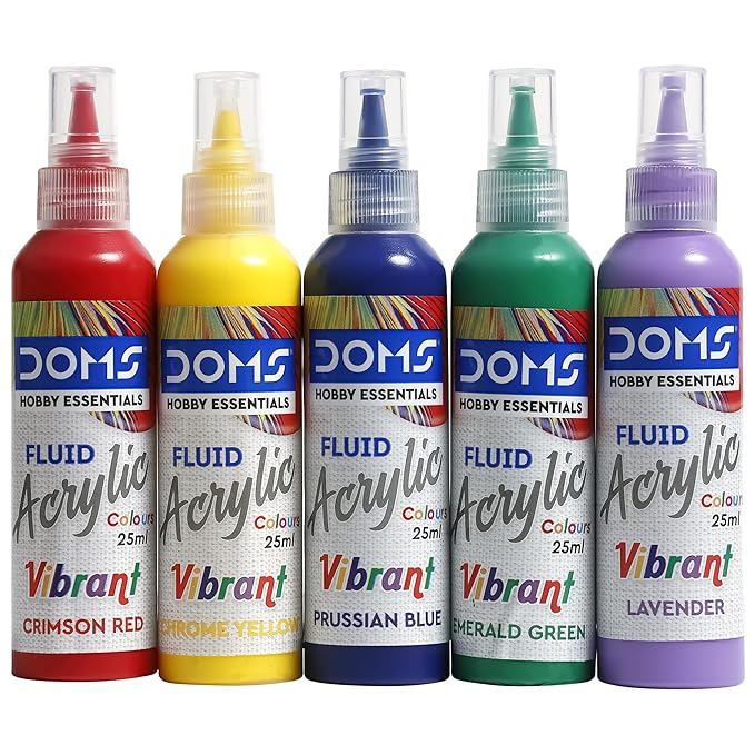 DOMS Vibrant Fluid Acrylic Colour