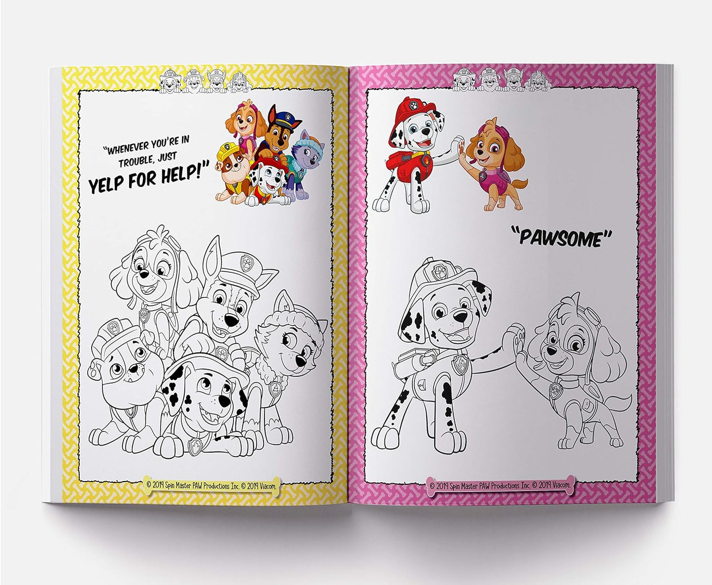 Pawfect Team: Paw Patrol Coloring Books for kids