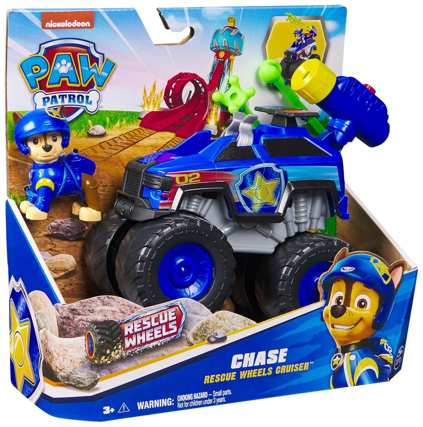 Paw Patrol Rescue Wheels - Collectable Action Car Figure - 2 Projectiles - Children's Toy for 3 Years and Above