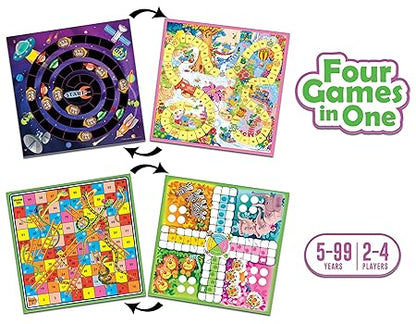 Frank Four Games in One | Classic Board Game