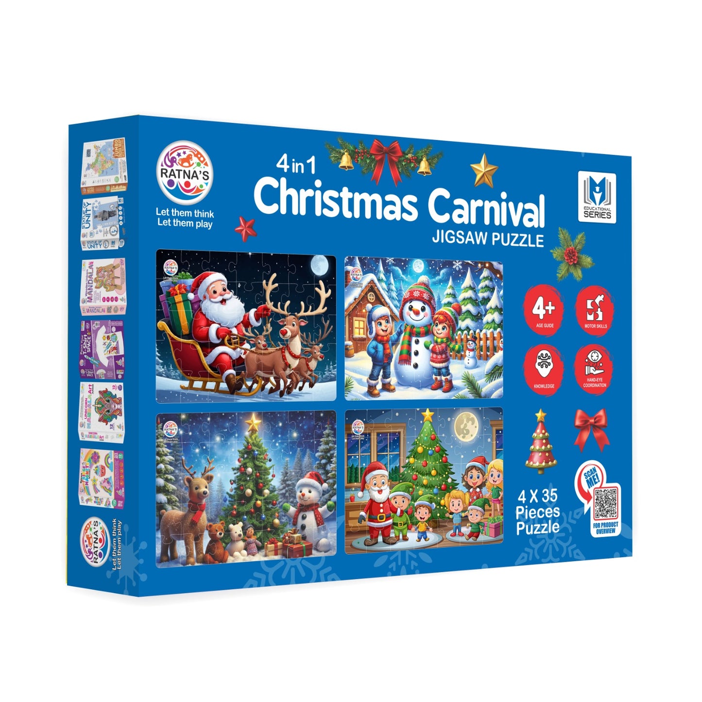 4 in 1 Christmas Puzzle