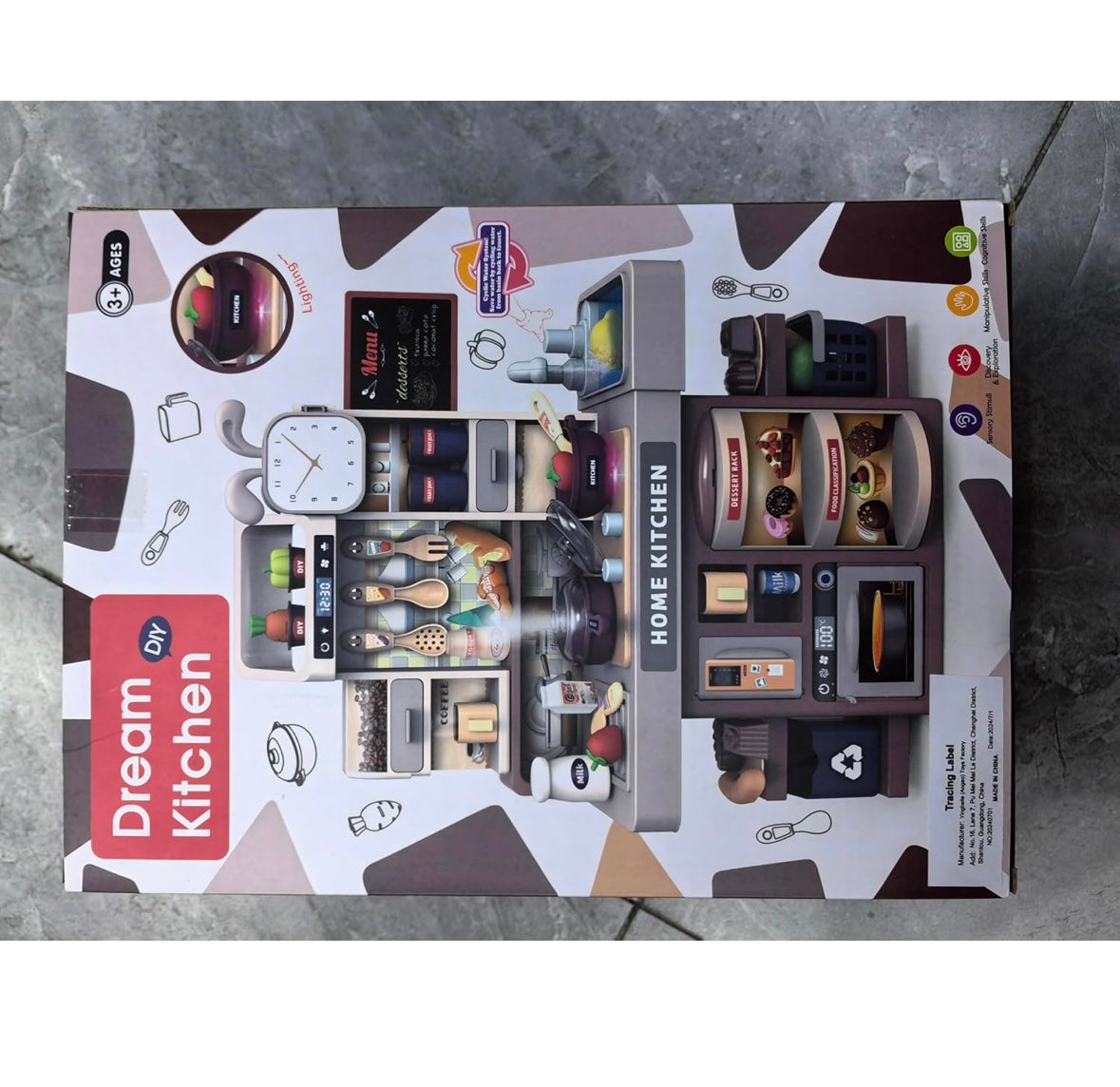 Mini Kitchen Playset for Toddlers