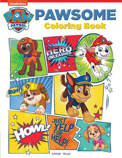 Pawsome: Paw Patrol Coloring Books for Kids