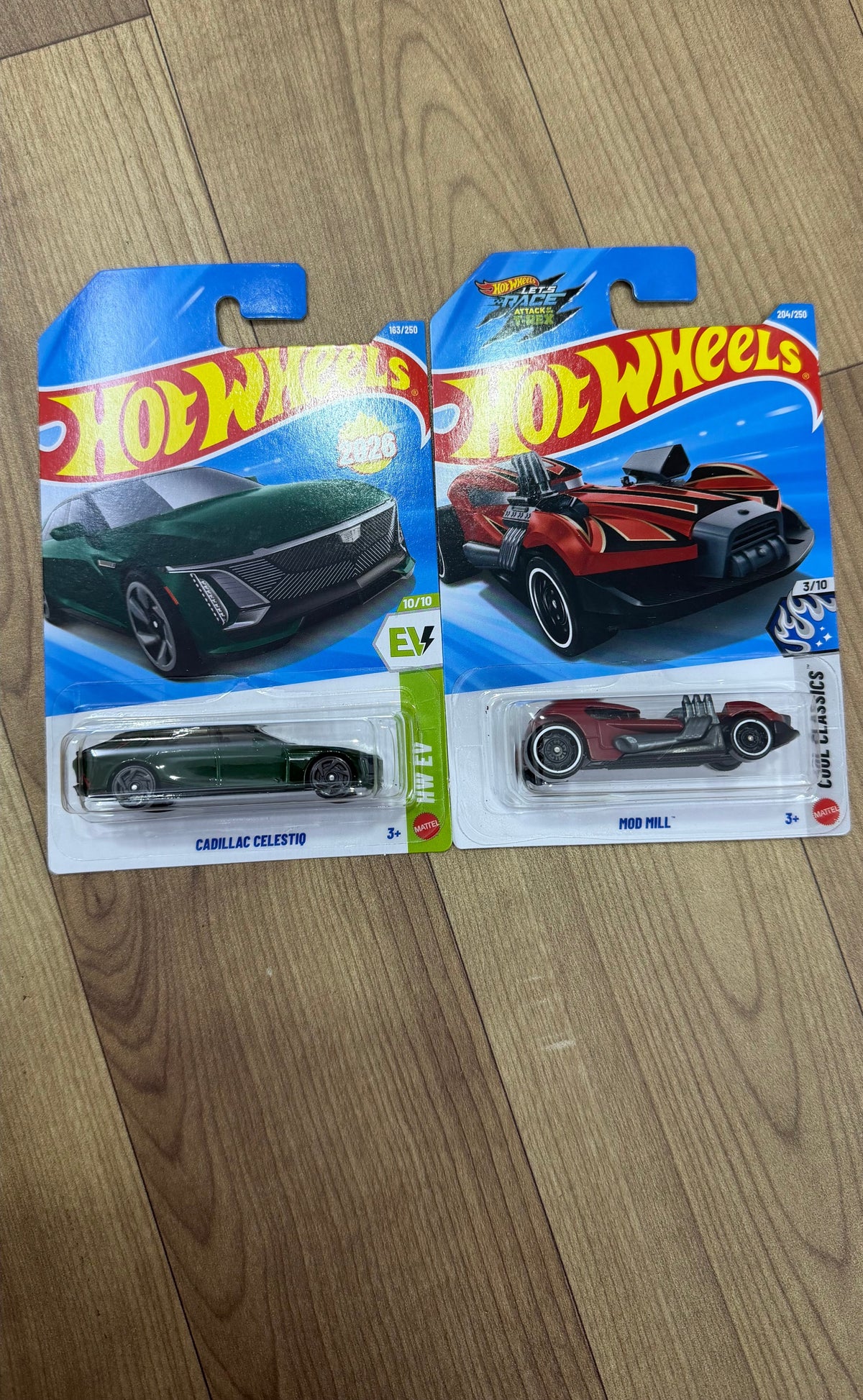 CADILLAC CELESTIQ AND MOD MILL- SINGLE HOTWHEELS CAR