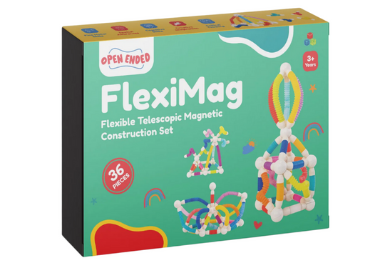 FlexiMag - Flexible Telescopic Magnetic Construction Set (36 Pcs)