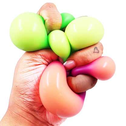 Scoobies Mini Tint Balls: Color-Changing Squishy Balls Set of 4 Balls (Pink, Blue, Purple & Green)