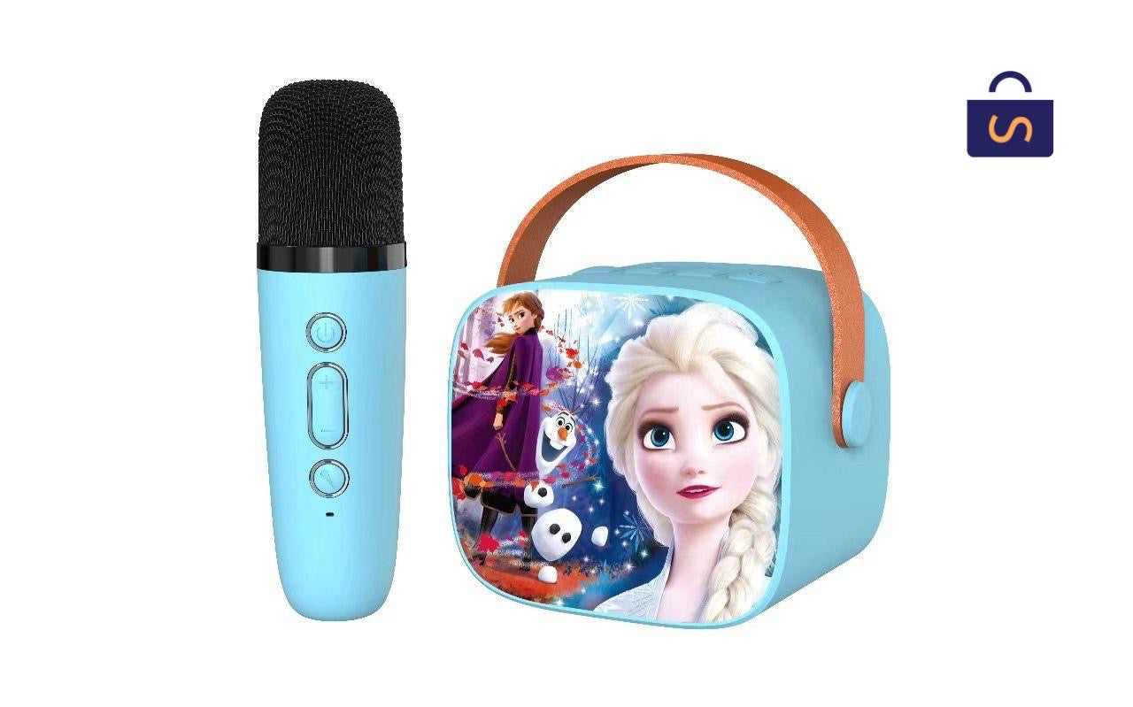 Portable Bluetooth Speaker with Wireless Microphone