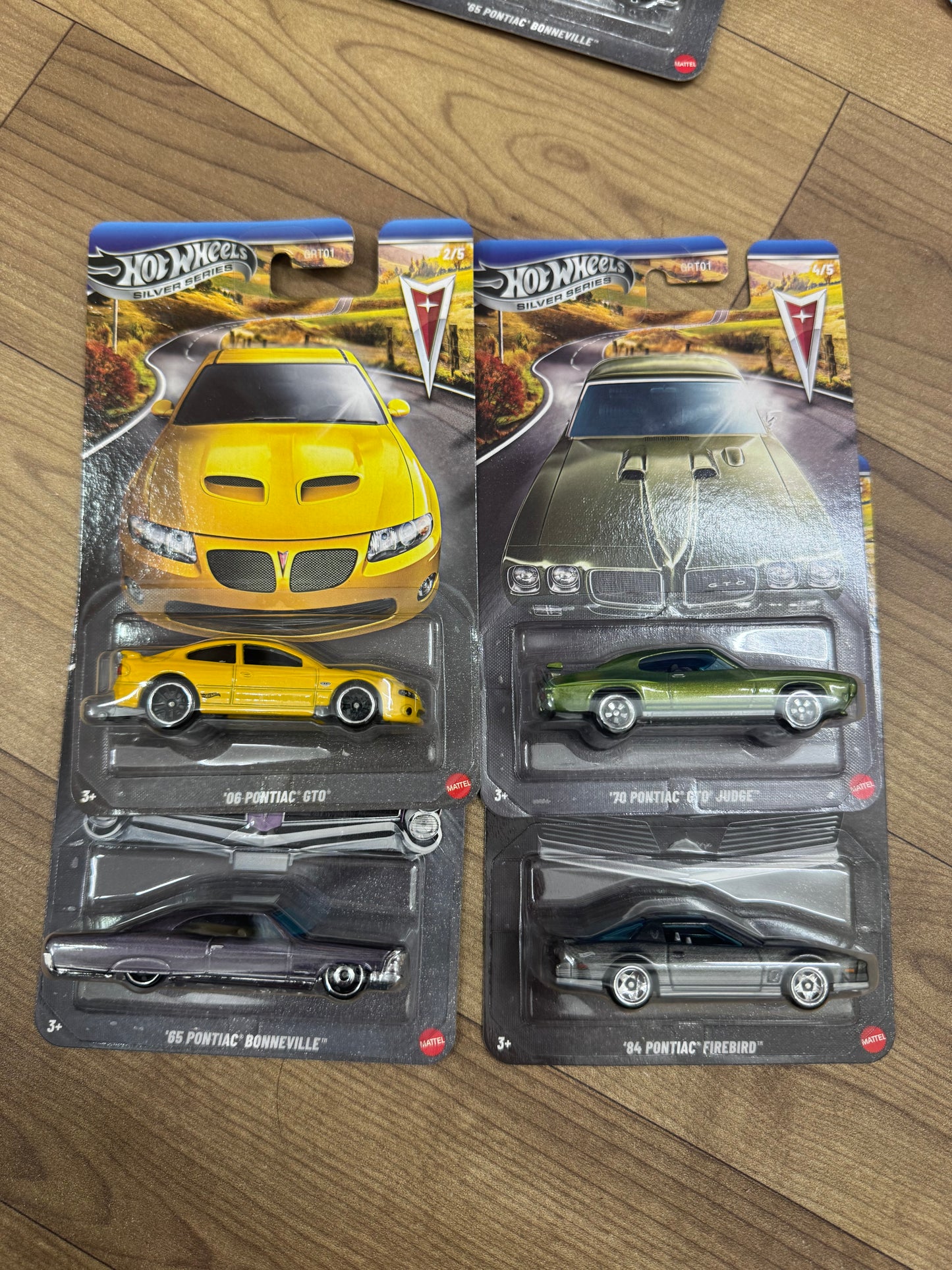 Hot Wheels Silver Series- PONTIAC Cars