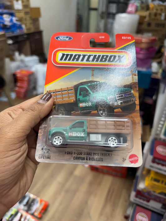30782 (MATCHBOX CARS) -FORD F 350 STAKE BED TRCUK