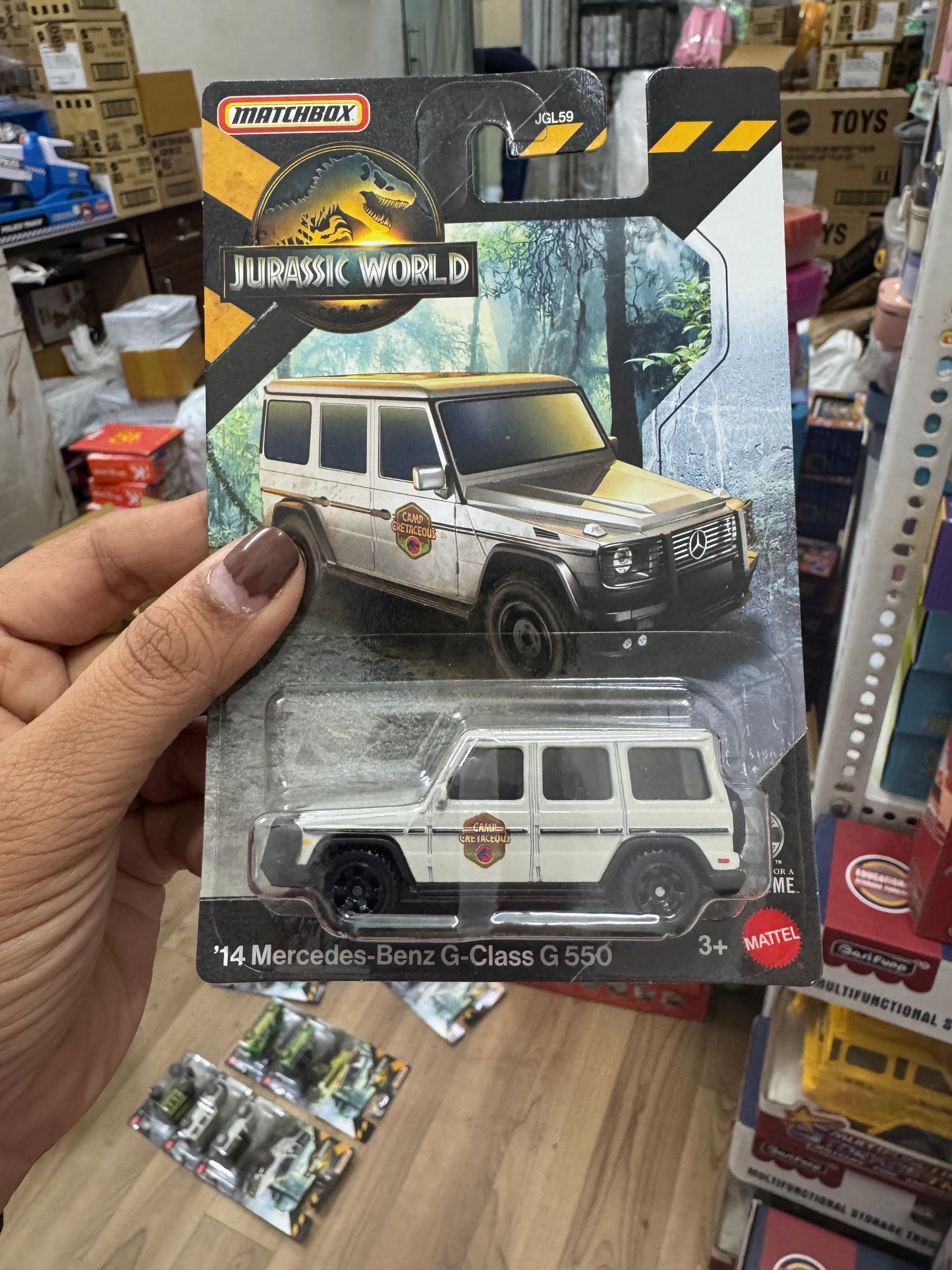 MATCHBOX JURASSIC WORLD 14 MERCEDES BENZ G-CLASS G 550