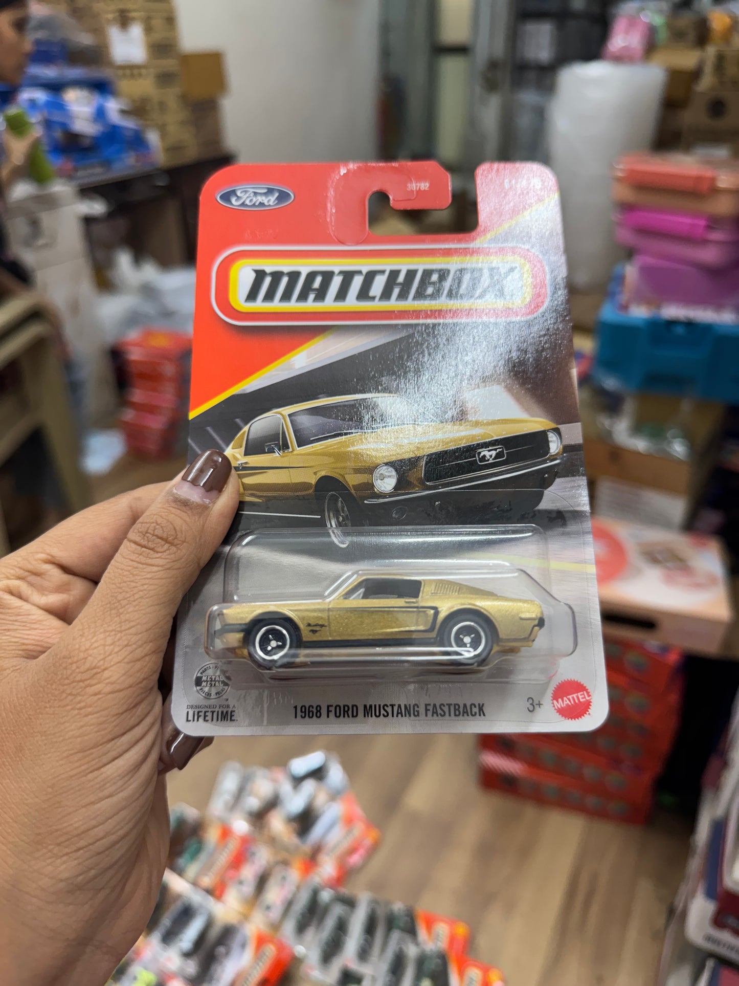 30782 (MATCHBOX CARS) -1968 FORD MUSTANG FASTBACK