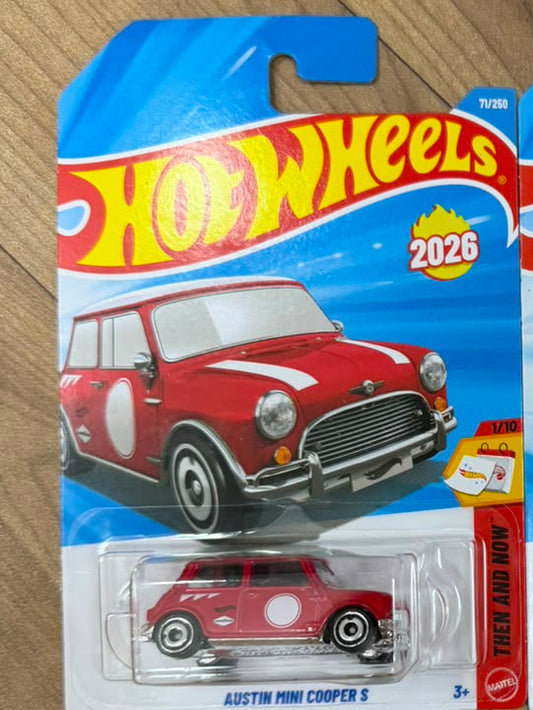 SINGLE HOT WHEELS CAR AUSTIN MINI COOPER S