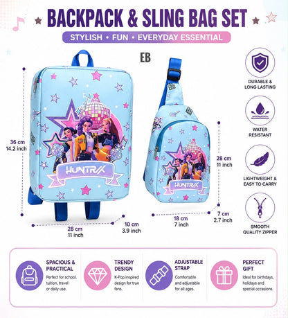Etrending Backpack and Sling Bag Set