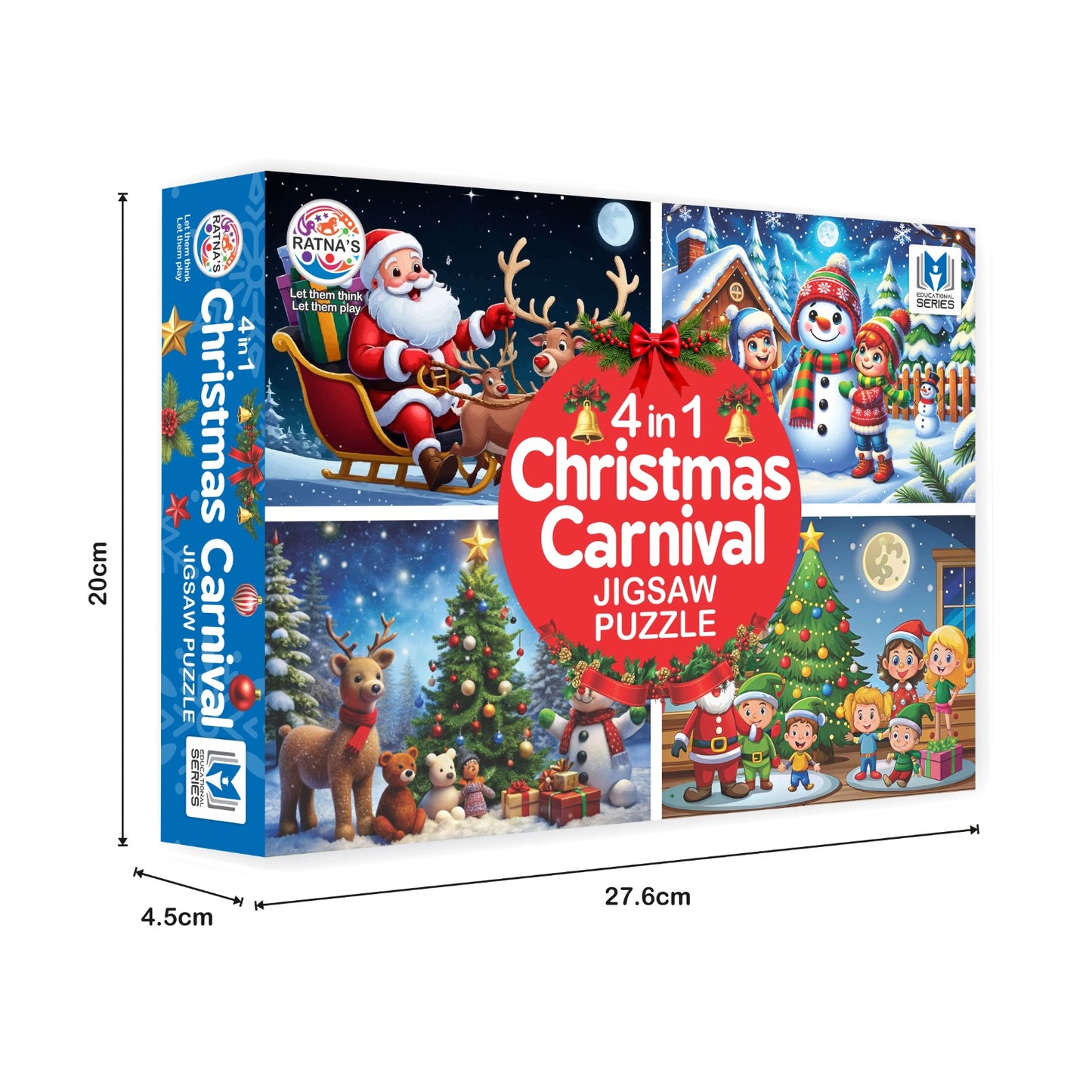 4 in 1 Christmas Puzzle