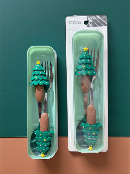 Christmas Spoon and Fork (Set of 2)