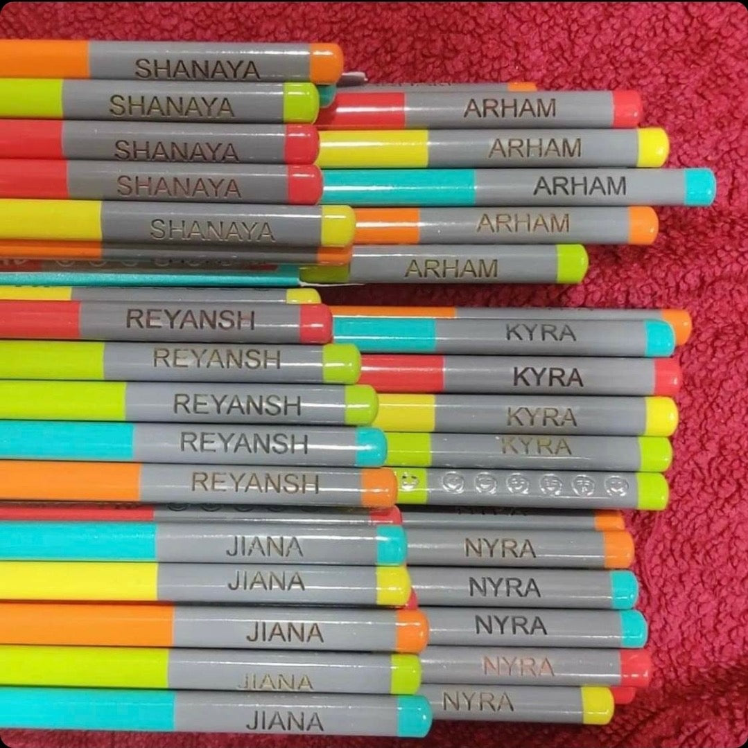 20 Personalised Pencils for Kids
