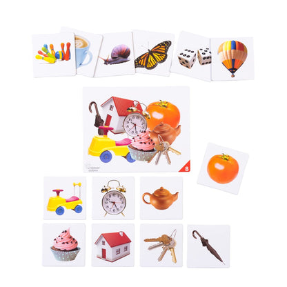 Clever Cubes Clutter Cards | Memory Game for Kids |