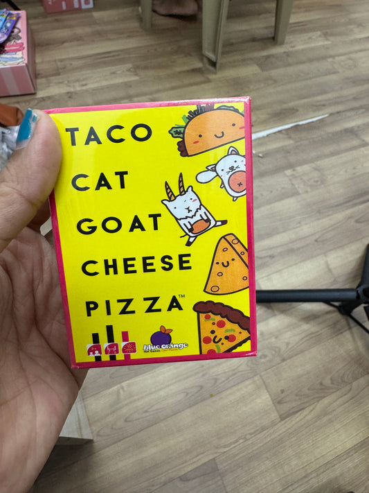 Taco Cat Goat Cheese Pizza The Party Card Game for Kids, Teens, Adults, and Families