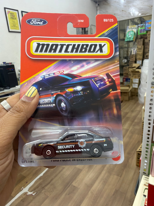 FORD POLICE INTERCEPTOR- 30782 MATCHBOX SINGLE CAR