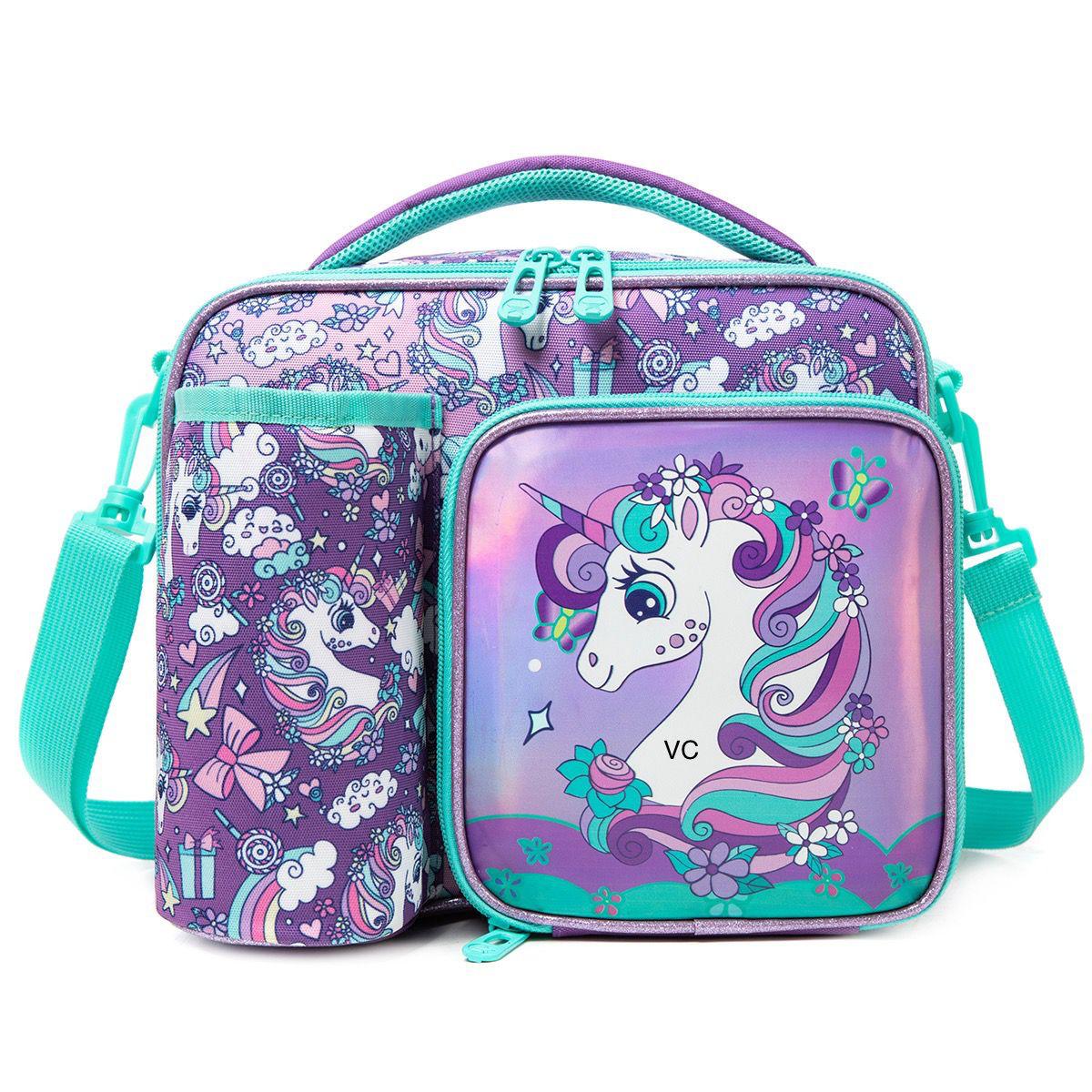 Cartoon Themed Insulated Lunch Bag