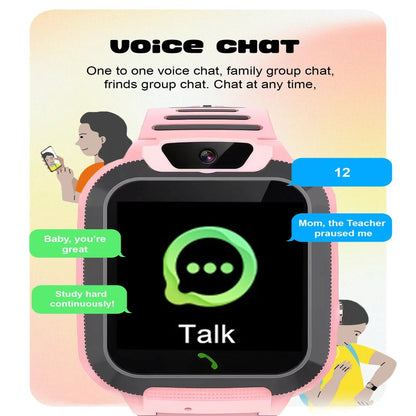 Spiky Basilisk Kids' Cute Waterproof Smartwatch With GPS