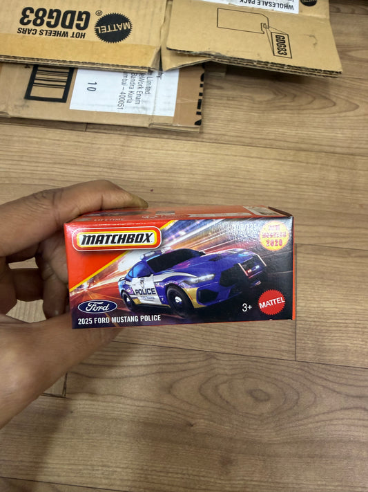 DNK70 (MATCHBOX PWR GBRS HERITAGE)-2025 FORD MUSTANG POLICE