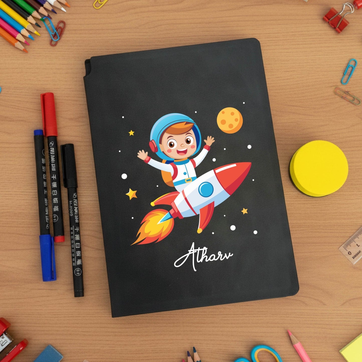 Personalised reusable erasable notebook A5