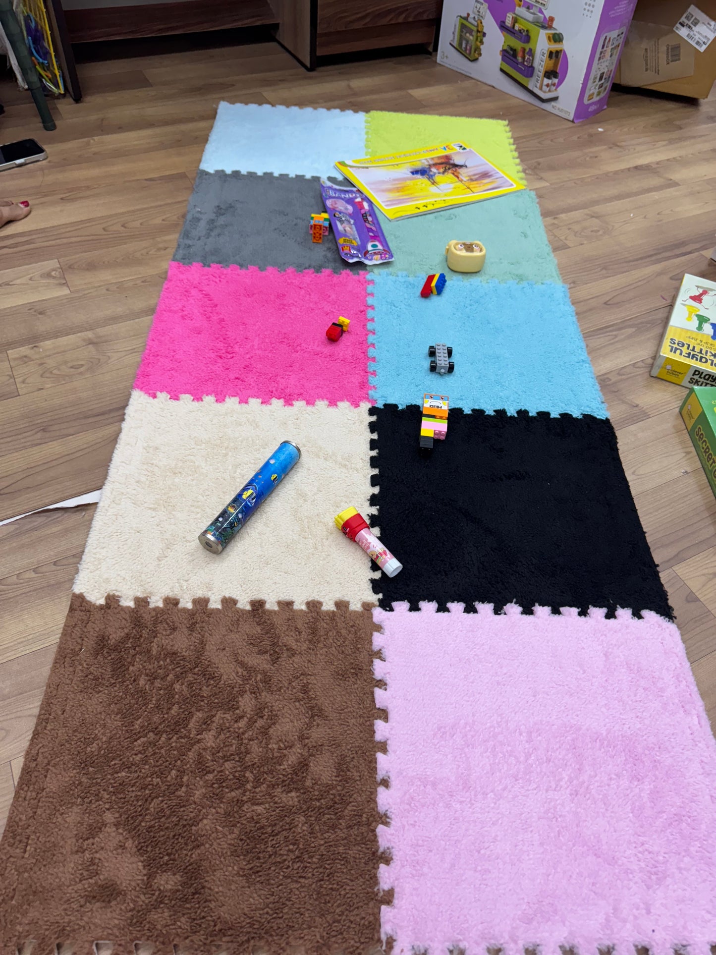 PLAYMAT Tiles- 12x 12 (10 pieces)- Multicolor