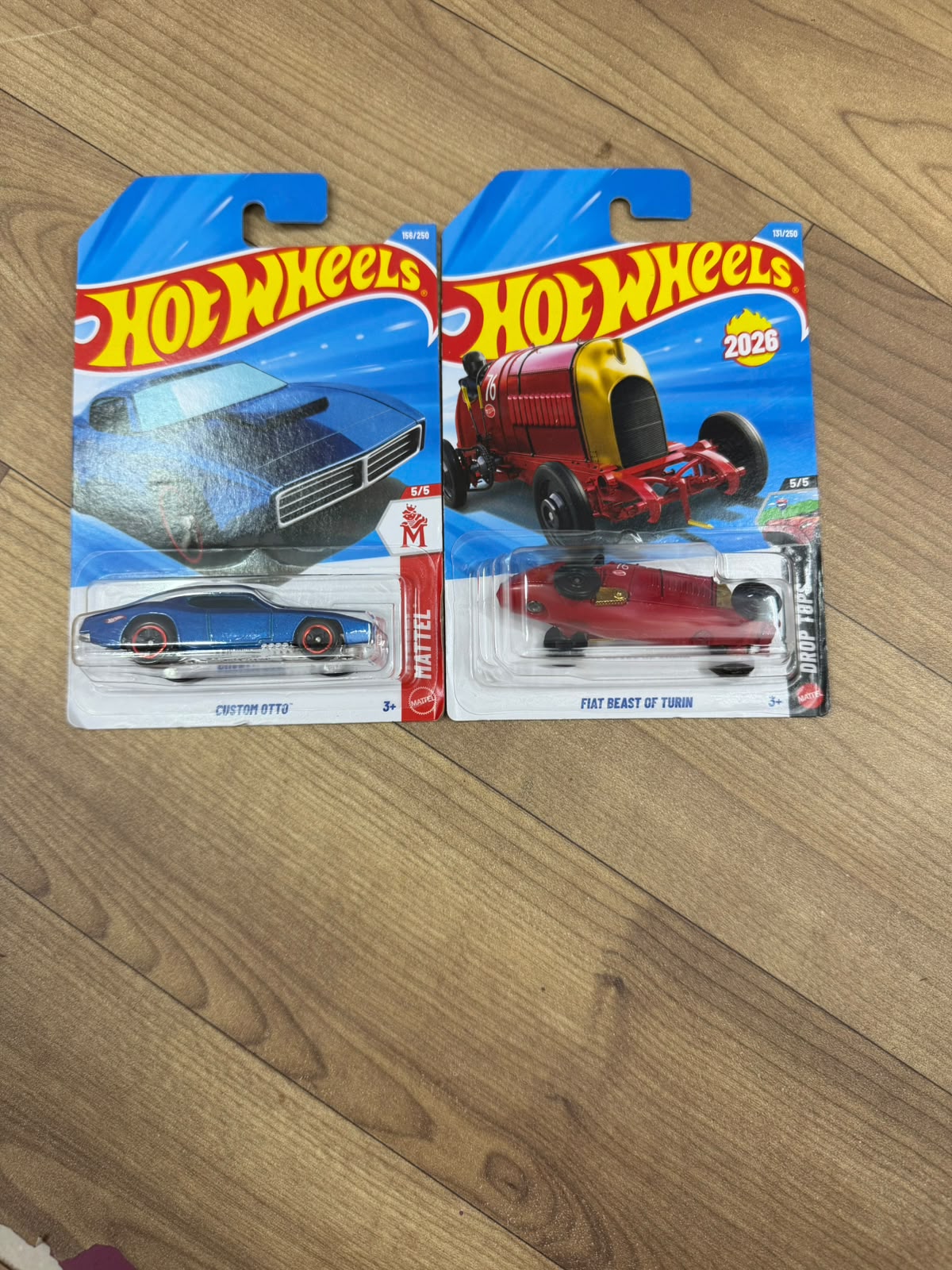 SINGLE HOT WHEELS CAR CUSTOM OTTO AND FIAT BEAST OF TURIN