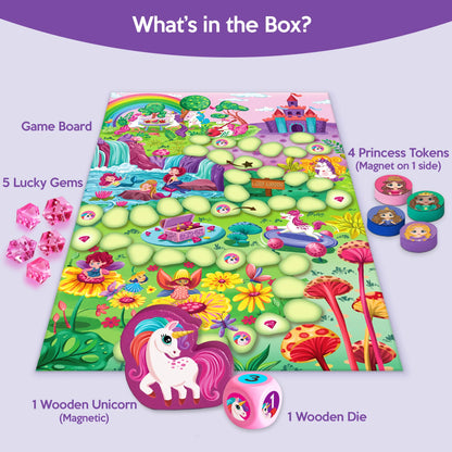 Princess Race Board Game- Chalks and Chuckles