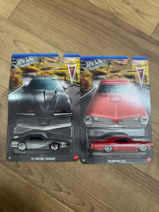 Hot Wheels Silver Series- PONTIAC Cars