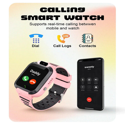 Spiky Basilisk Kids' Cute Waterproof Smartwatch With GPS