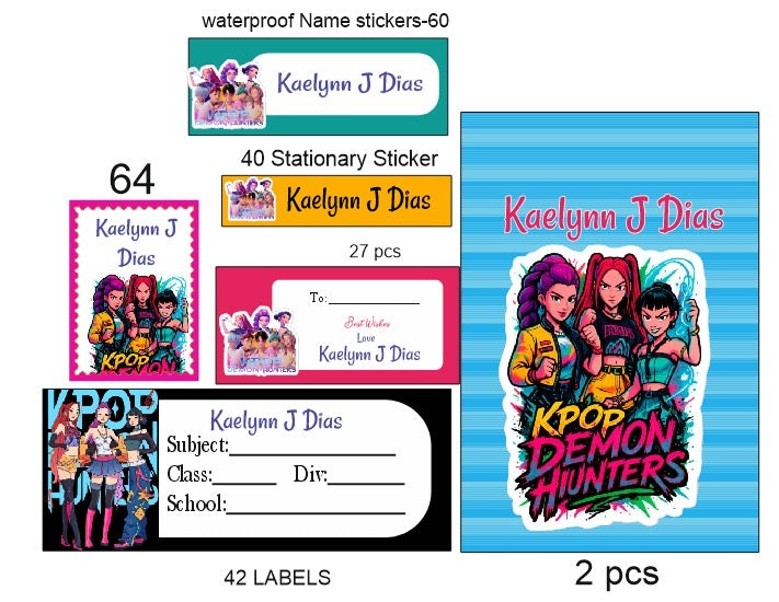 Personalised Stickers, Labels and Tag Hamper (Combo)
