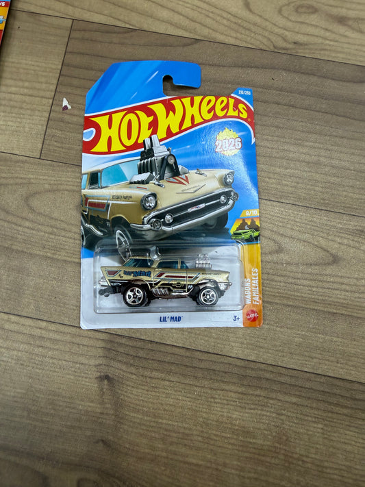 SINGLE HOTWHEELS CAR-LIL MAD