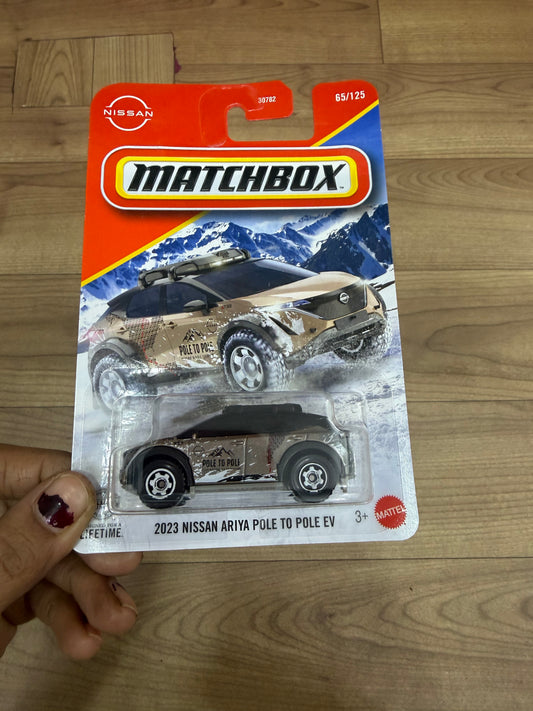 2023 NISSAN ARIYA POLE TO POLE EV- 30782 MATCHBOX SINGLE CAR