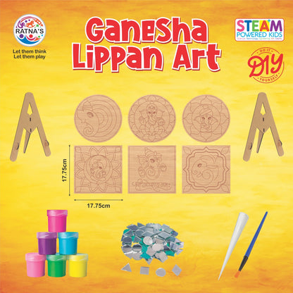 Ganesha Lippan Art