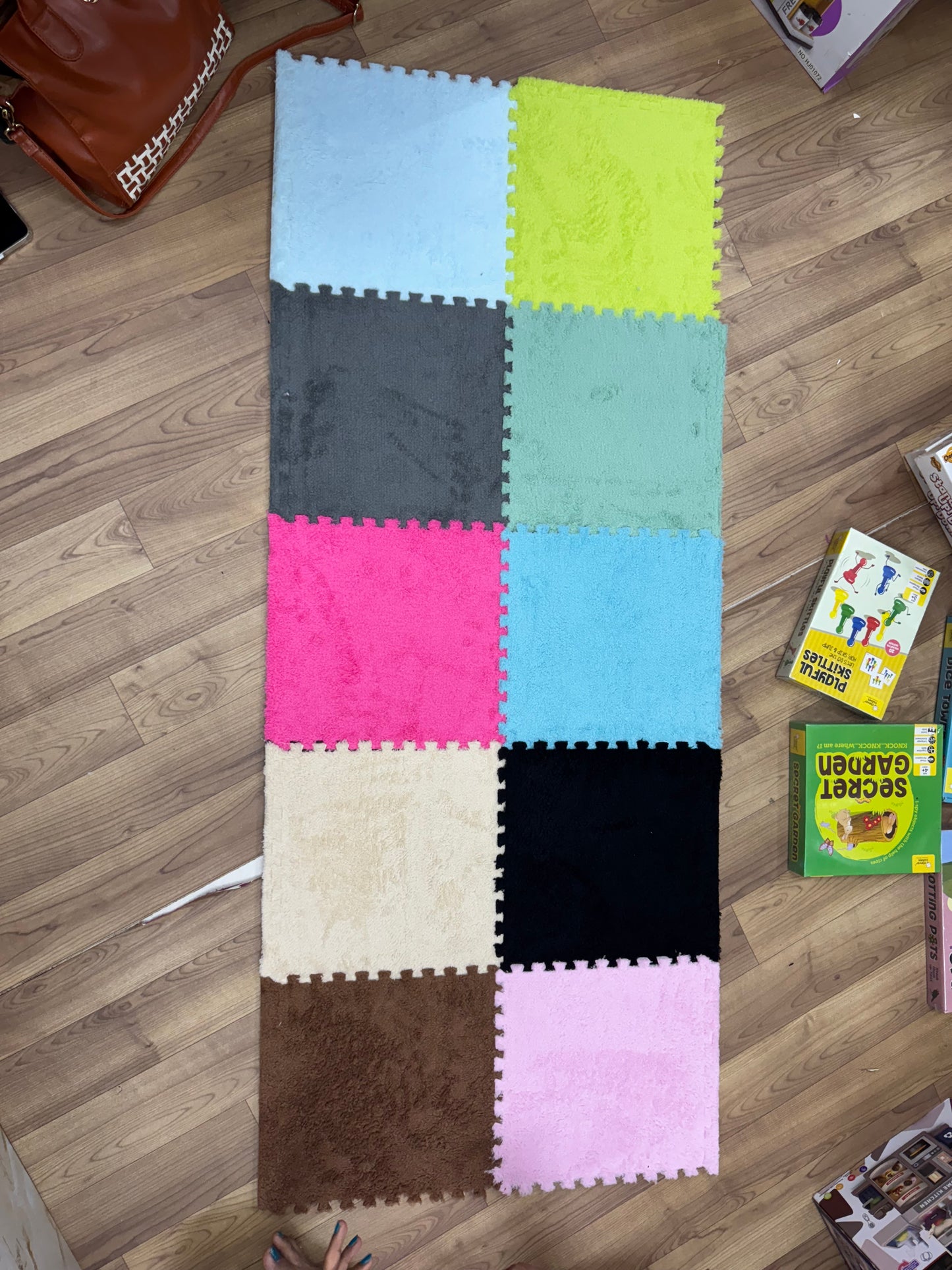 PLAYMAT Tiles- 12x 12 (10 pieces)- Multicolor