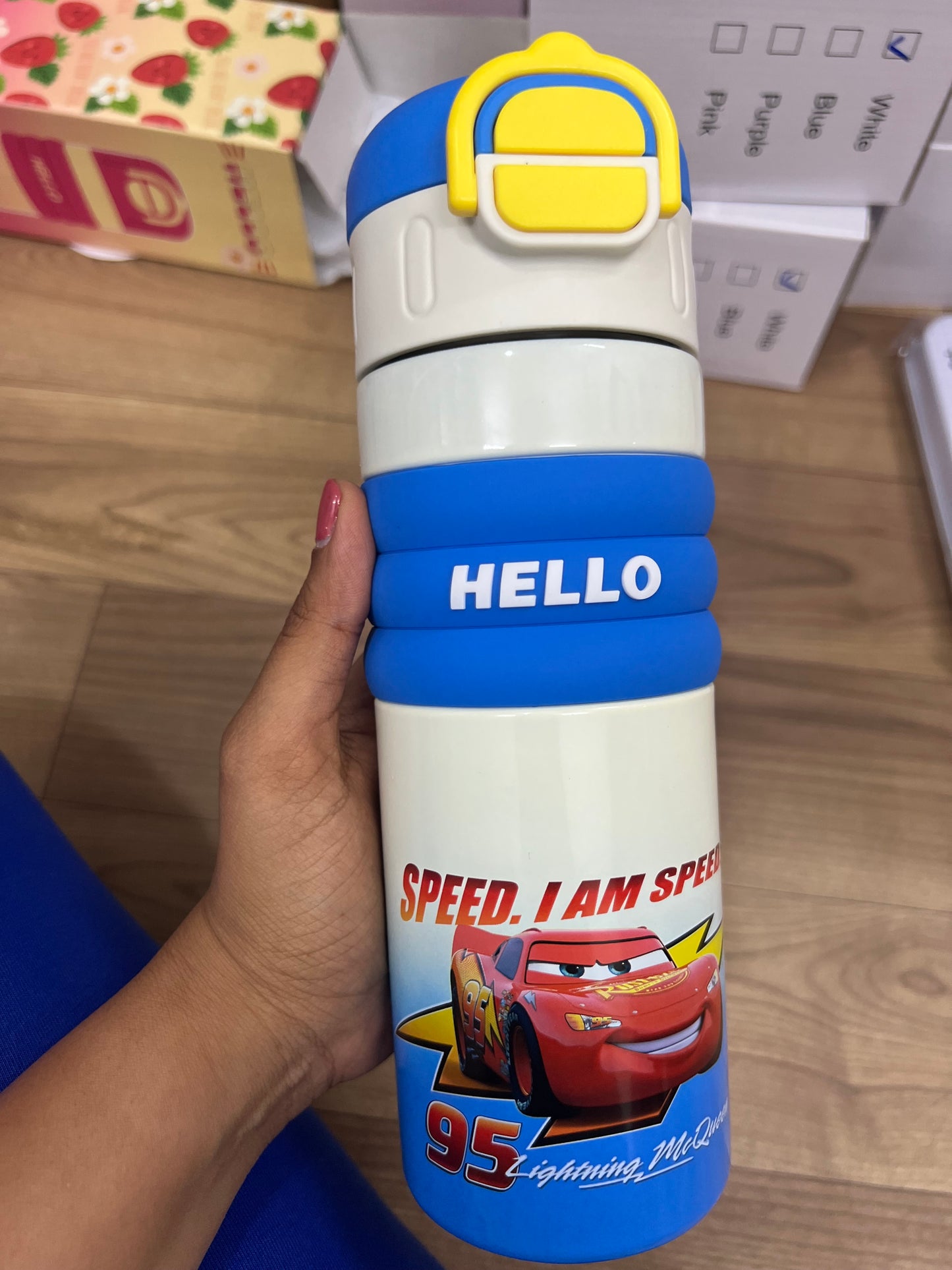 New character Twin Cup steel insulated bottles