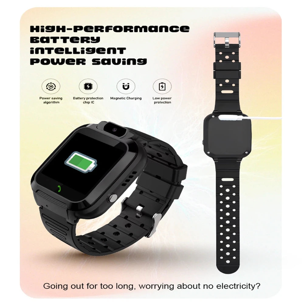 Spiky Basilisk Kids' Cute Waterproof Smartwatch With GPS