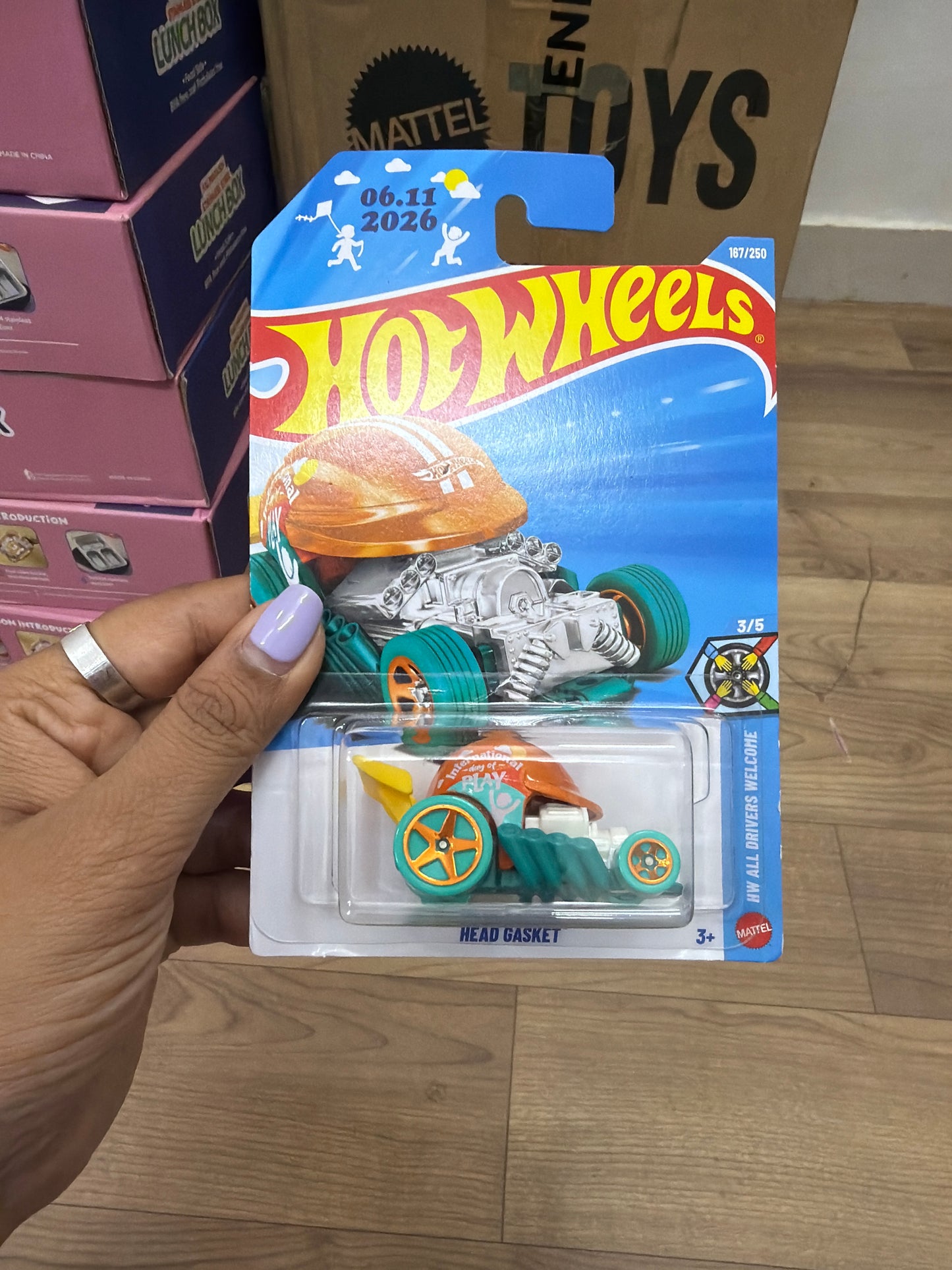 SINGLE HOT WHEELS CAR HEAD GASKET