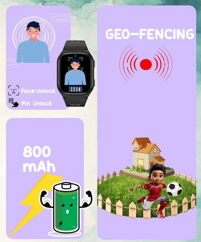 Spiky Chimera Android Smartwatch with Built in Jarvis AI | Smartwatch for Boys and Girls