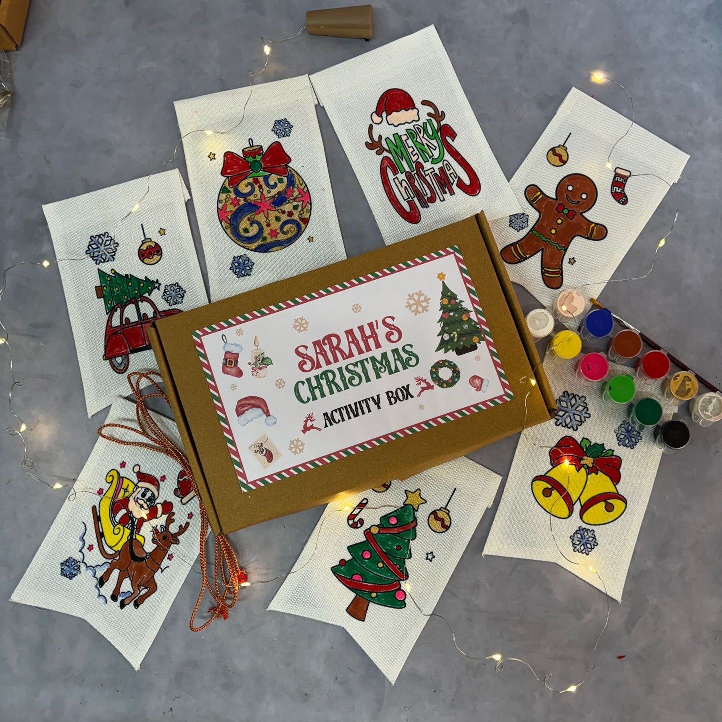 Personalised Christmas DIY activity kit