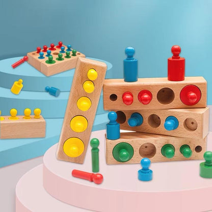 Wooden Knob Cylinders