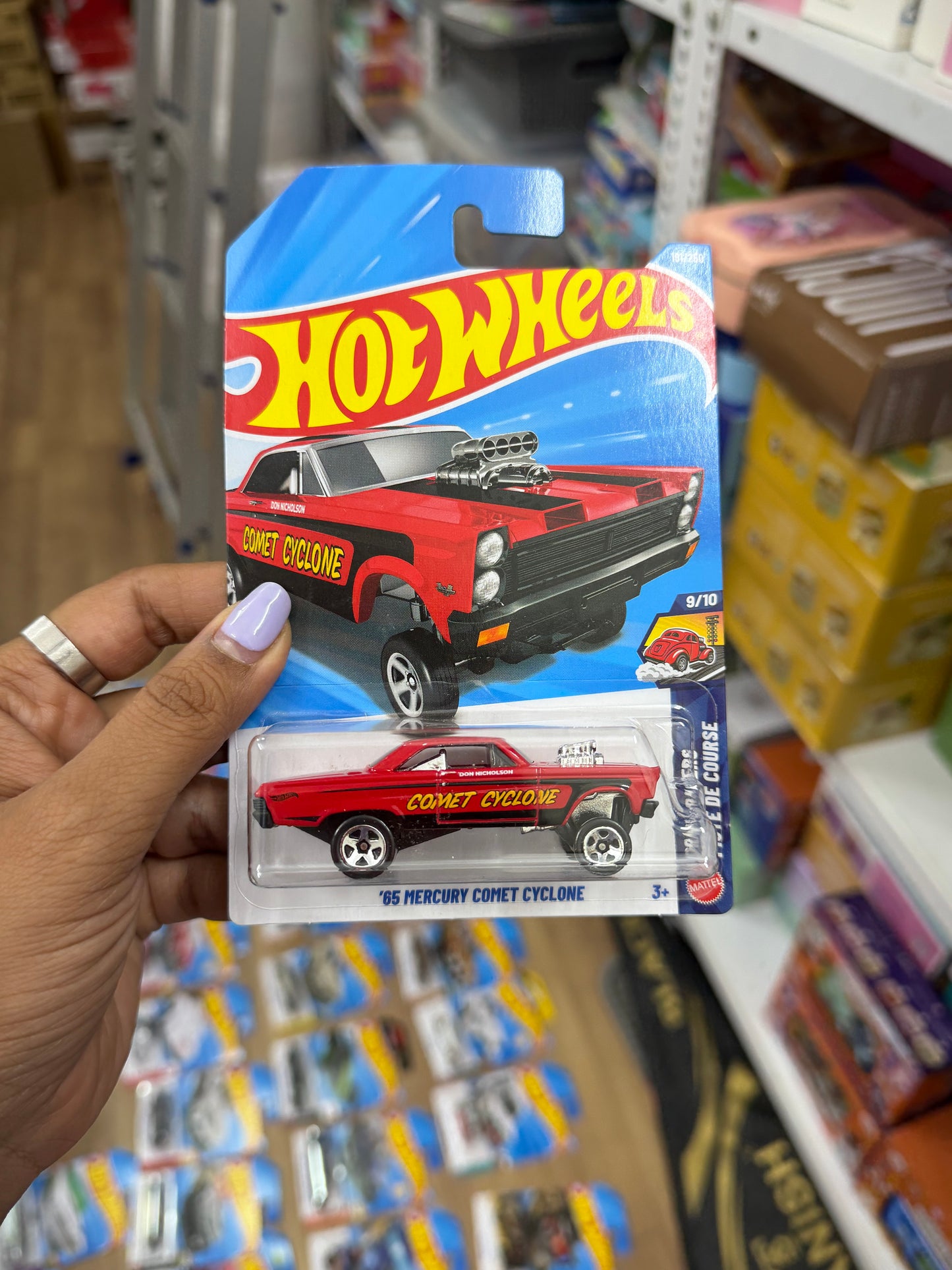 SINGLE HOT WHEELS CAR 65 MERCURY COMET CYCLONE