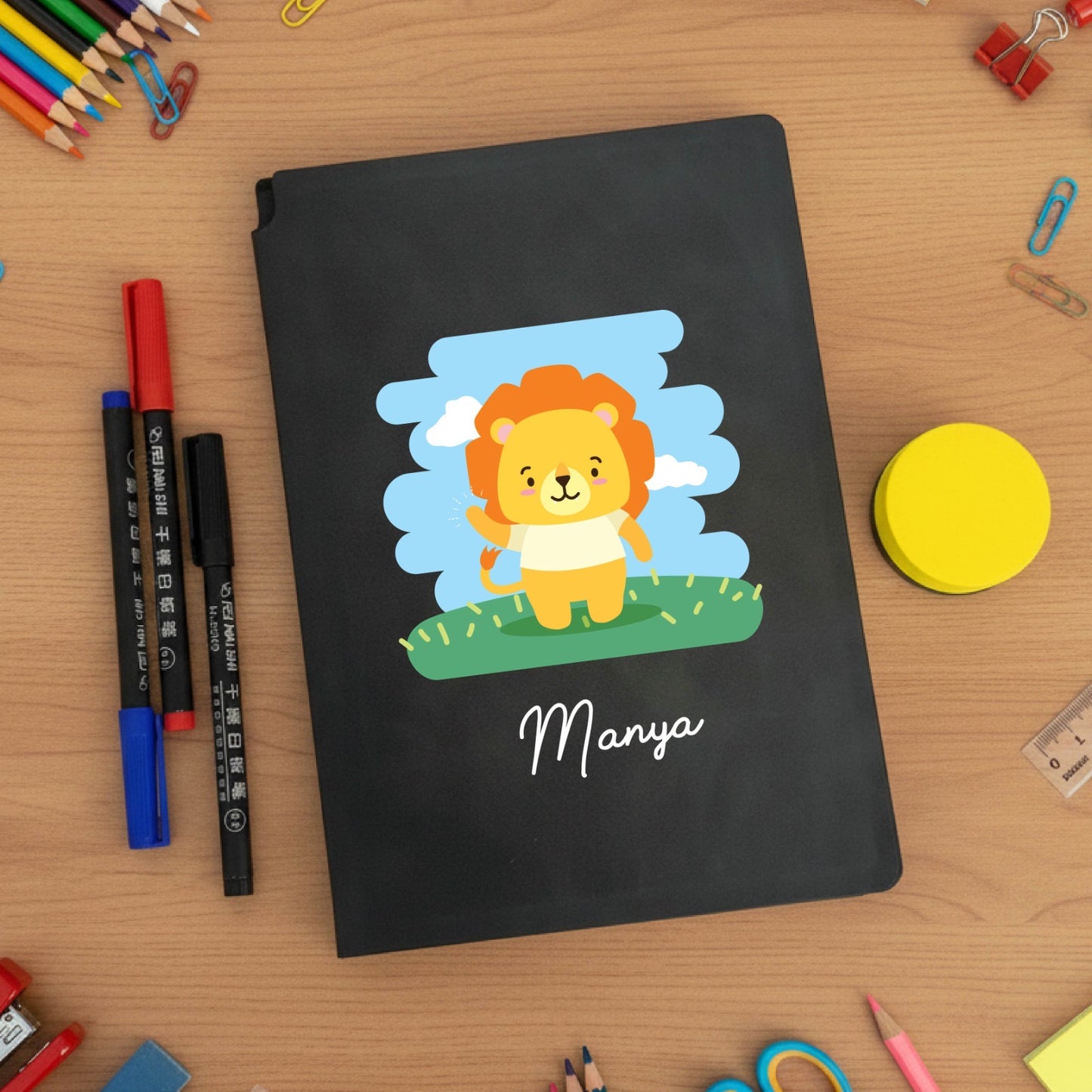 Personalised reusable erasable notebook A5
