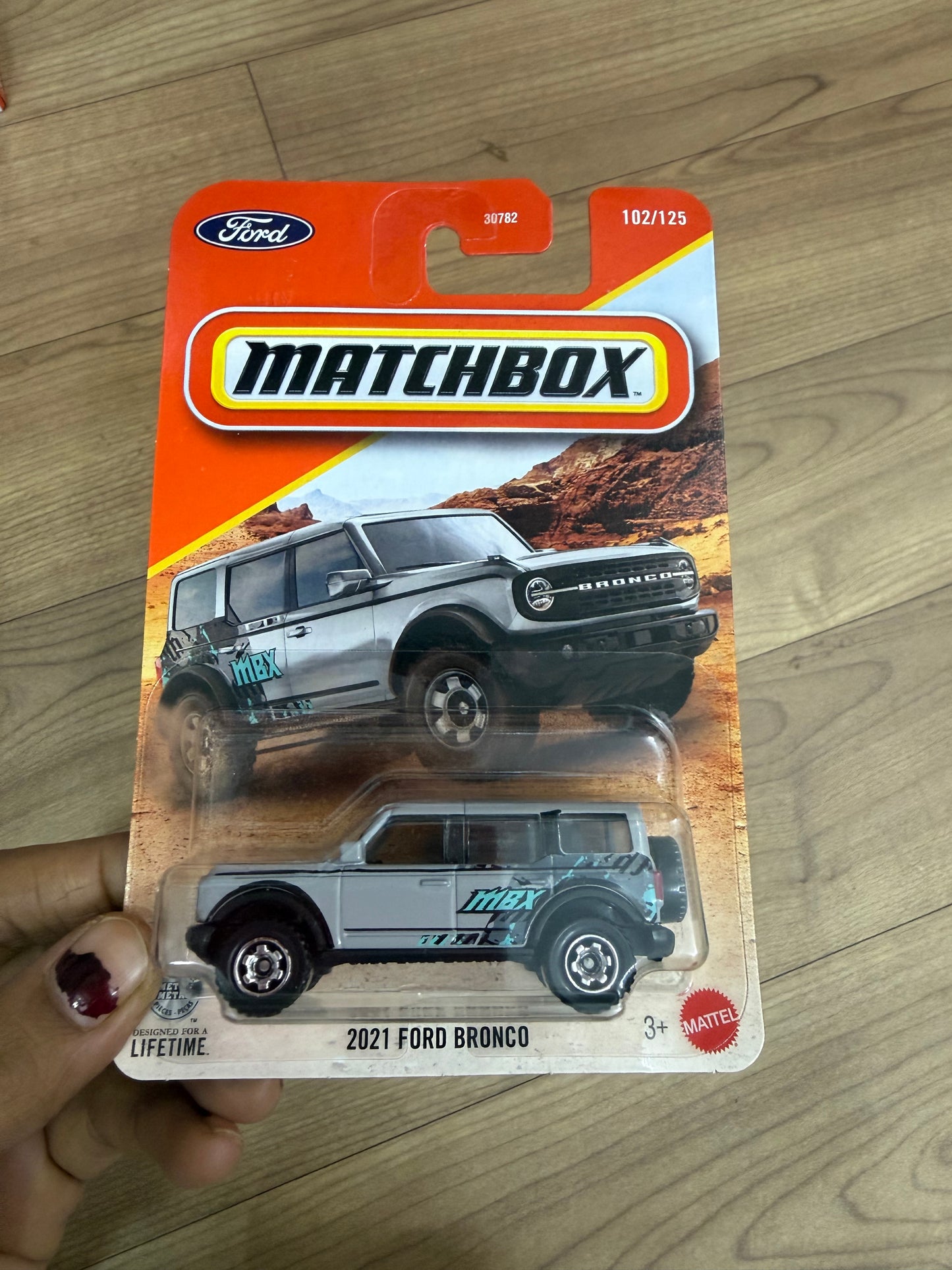 2021 FORD BRONCO- 30782 MATCHBOX SINGLE CAR
