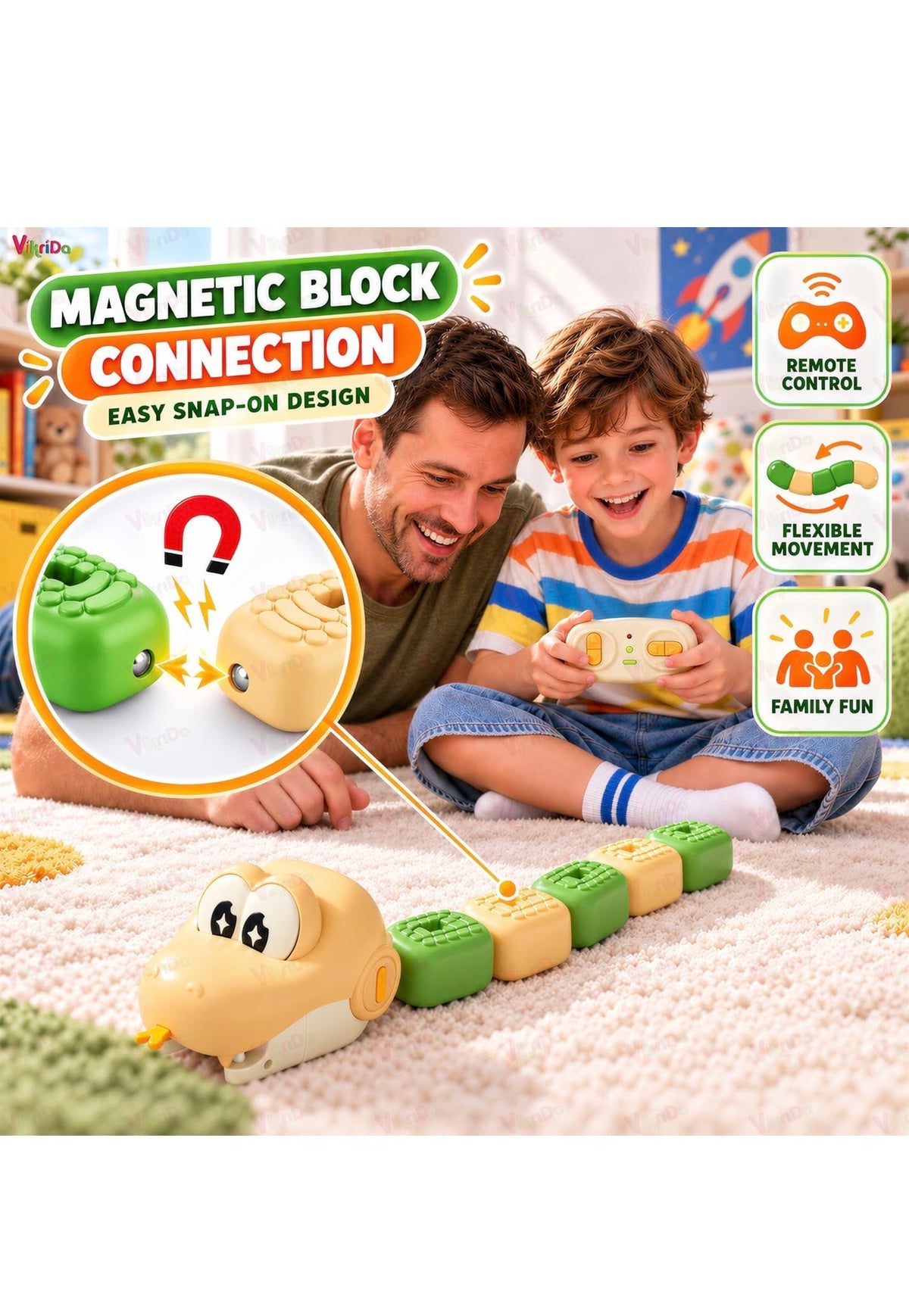 Snake Game- Remote Control
