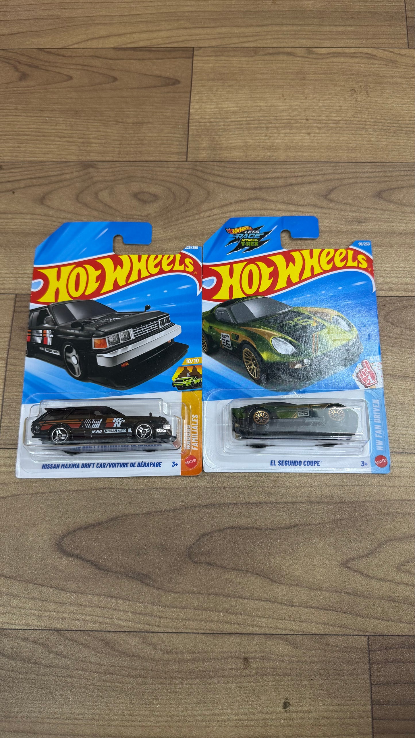 NISSAN MAXIMA DRIFT CAR and EL SEGUNDO COUPE- SINGLE HOTWHEELS